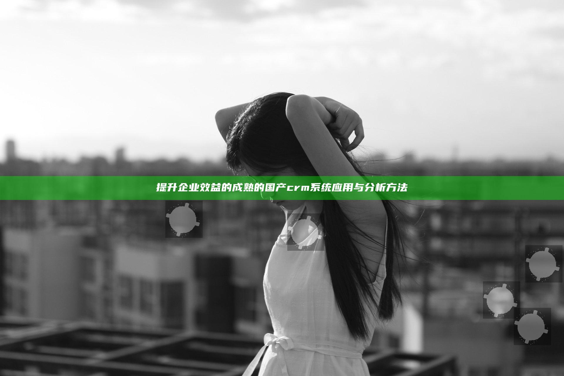 提升企业效益的成熟的国产crm系统应用与分析方法